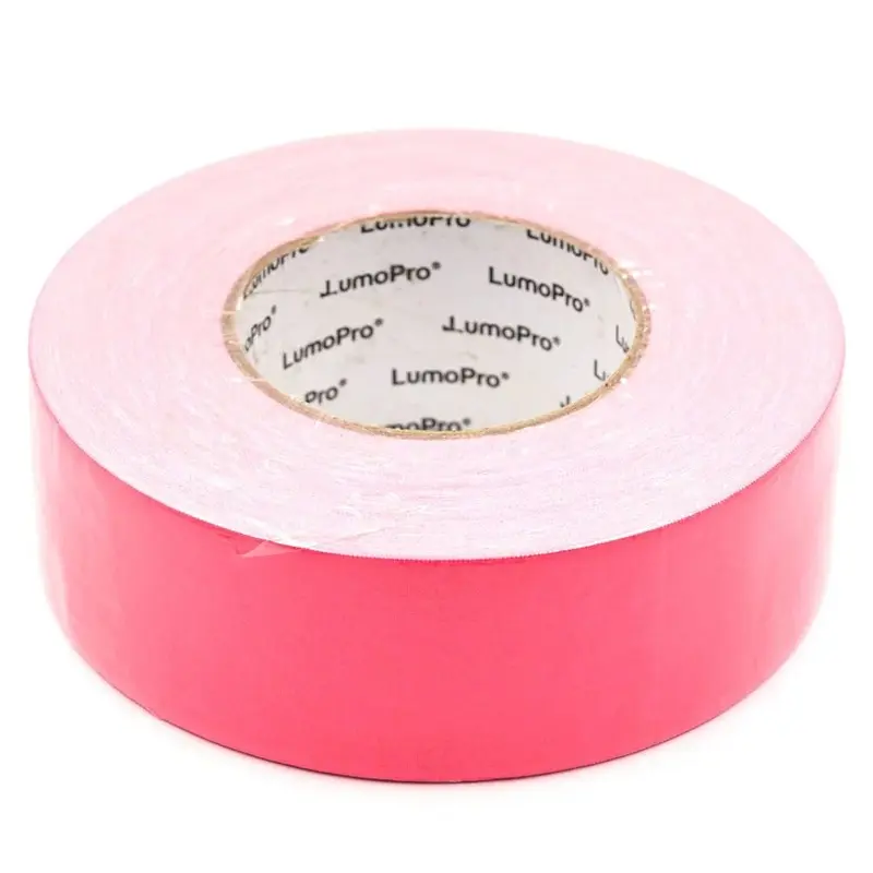 Lumopro Fluorescent Pink 2 X 55yd Gaffer Tape