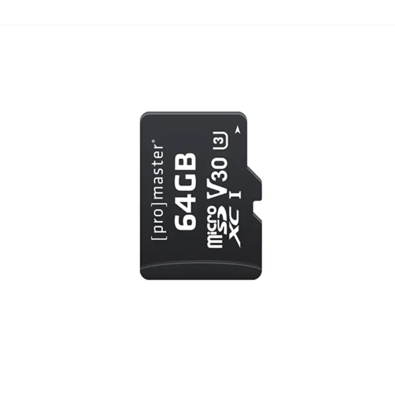 Promaster Micro SDXC 64GB Advanced UHS-I V30 Memory Card