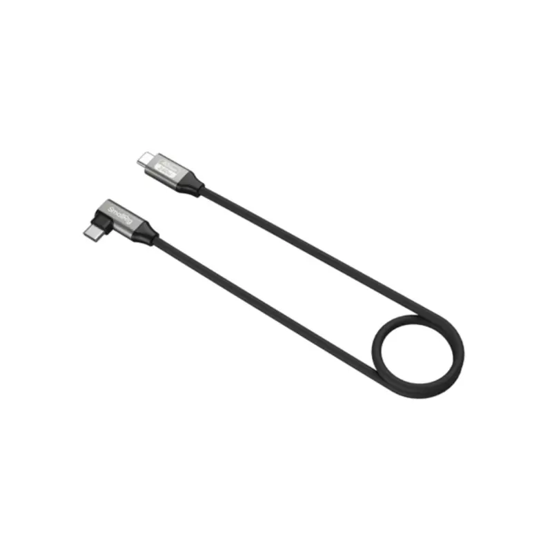 SmallRig USB-C Data Cable (Straight to Angled, 60cm / 23.6in) (40Gbps + 240W + 8K)