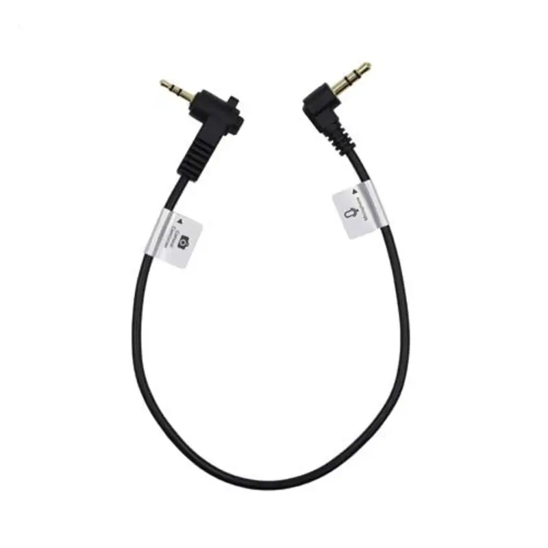 PRO Audio Cable 2.5mm TRS male RT Angle to 3.5mm TRS male RT Angle - 1' (8018)