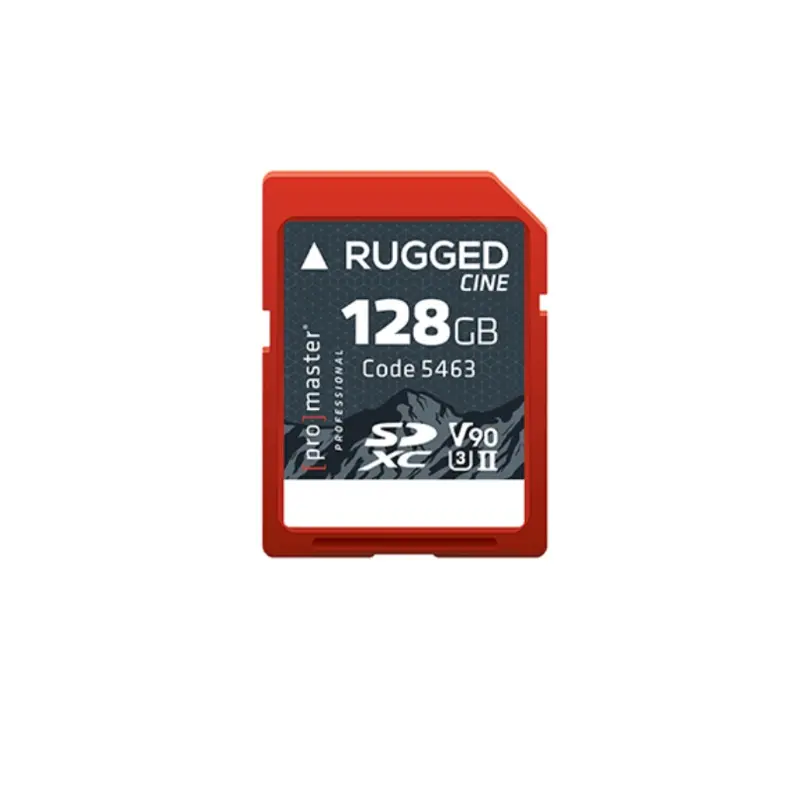 Promaster SDXC 128GB Rugged CINE UHS-II V90 Memory Card