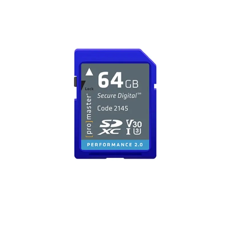 Promaster SDXC 64GB Performance 2.0 UHS-I Memory Card