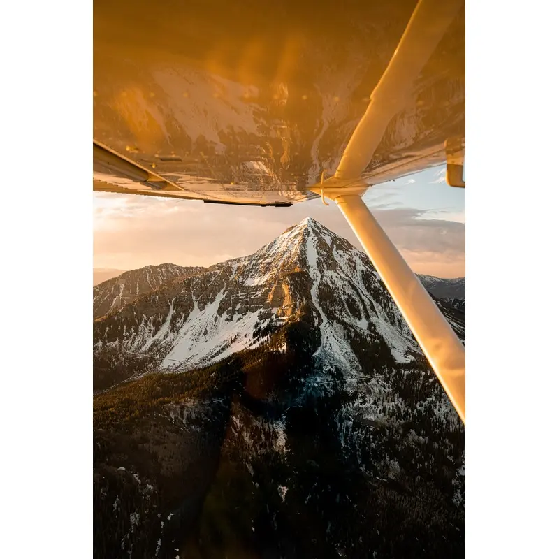 Reflections at 12,000 Feet - Utah Lake