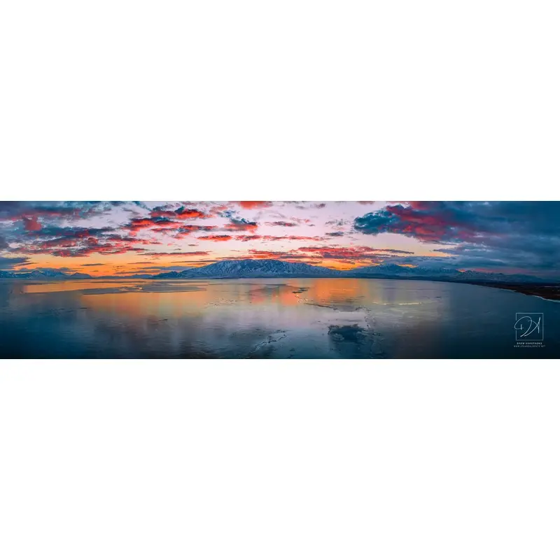 Reflections of the Cotton Candy Clouds - Utah Lake