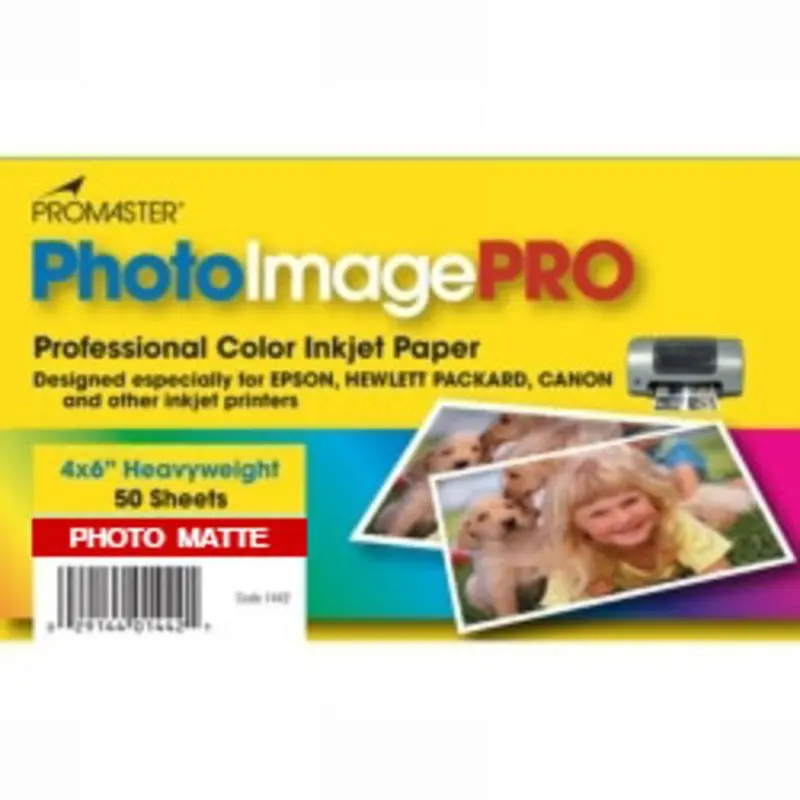 PRO INKJET PAPER (4X6, 50 SHEETS) - MATTE (1435)