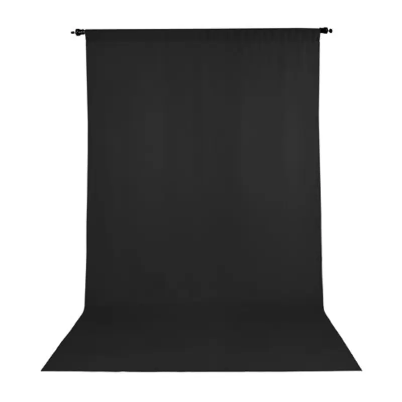 PRO WRINKLE RESISTANT BACKDROP 5x9 - BLACK (2722)