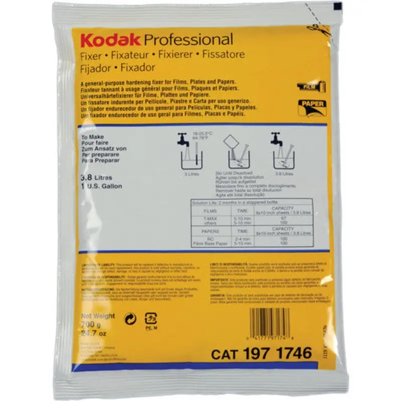 Kodak Fixer Powder for B&W Film/Paper (makes 1 gallon)