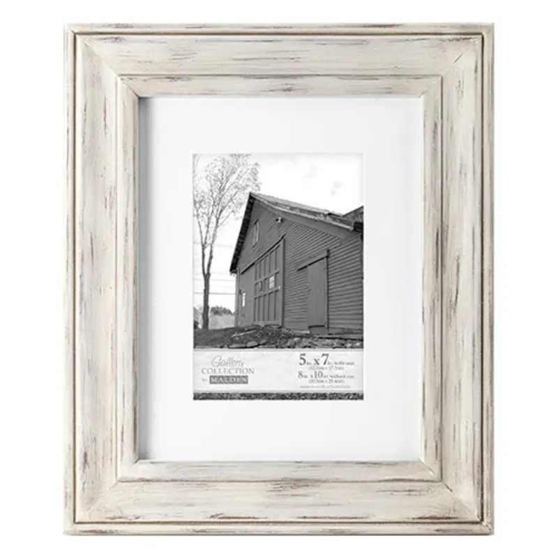 Malden 5x7 or 8x10 Whitman White Wash