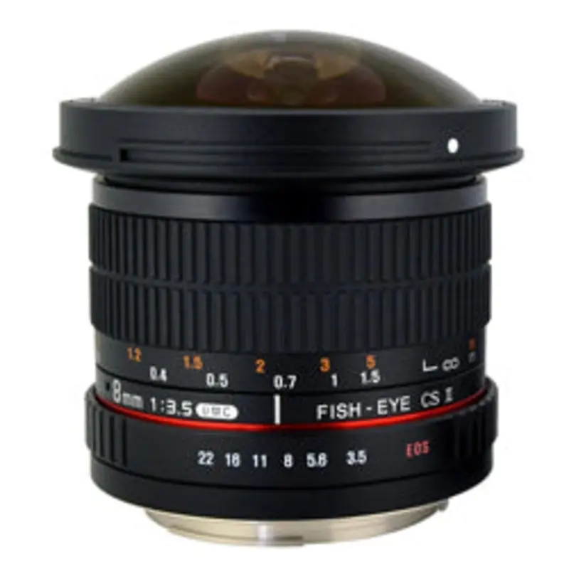 PRO ROKINON LENS 8MM HD F/3.5 - NIKON AE (APS-C)
