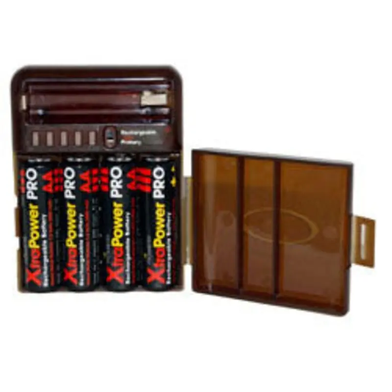PRO BATTERY STORAGE CASE & TESTER AA/AAA D