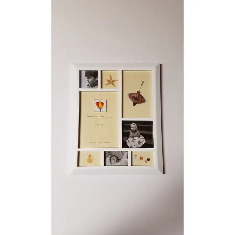 Dennis Daniels 9x11 8 Window Collage White