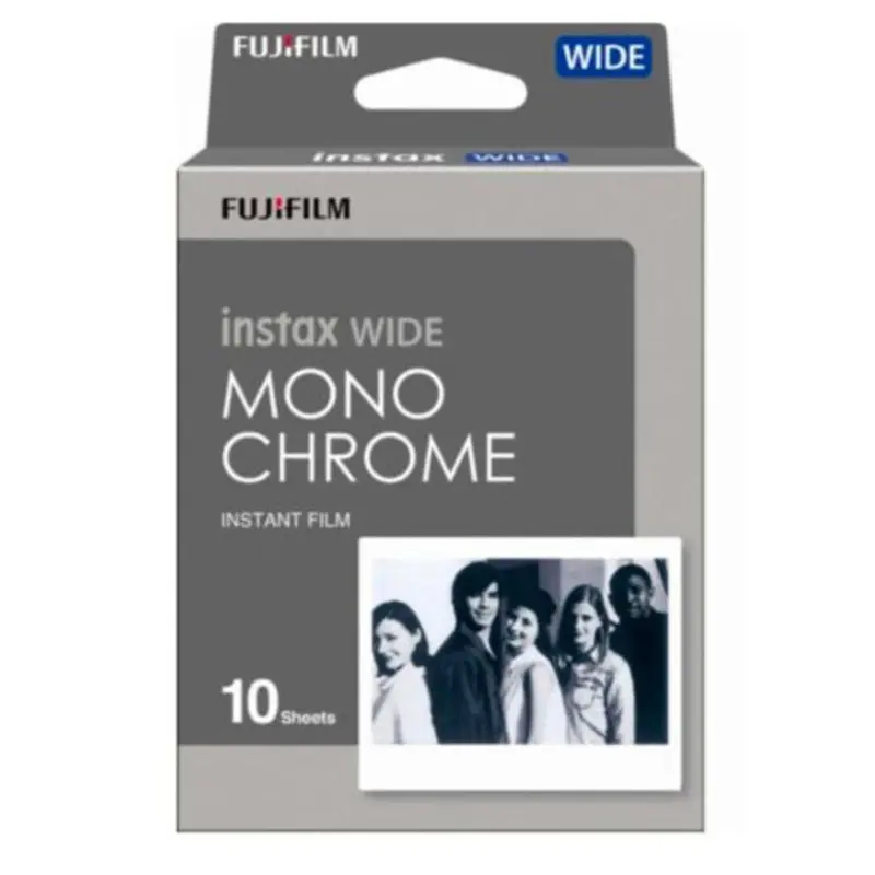 Fuji instax Wide Monochrome Film - 10 Sheets (9071)