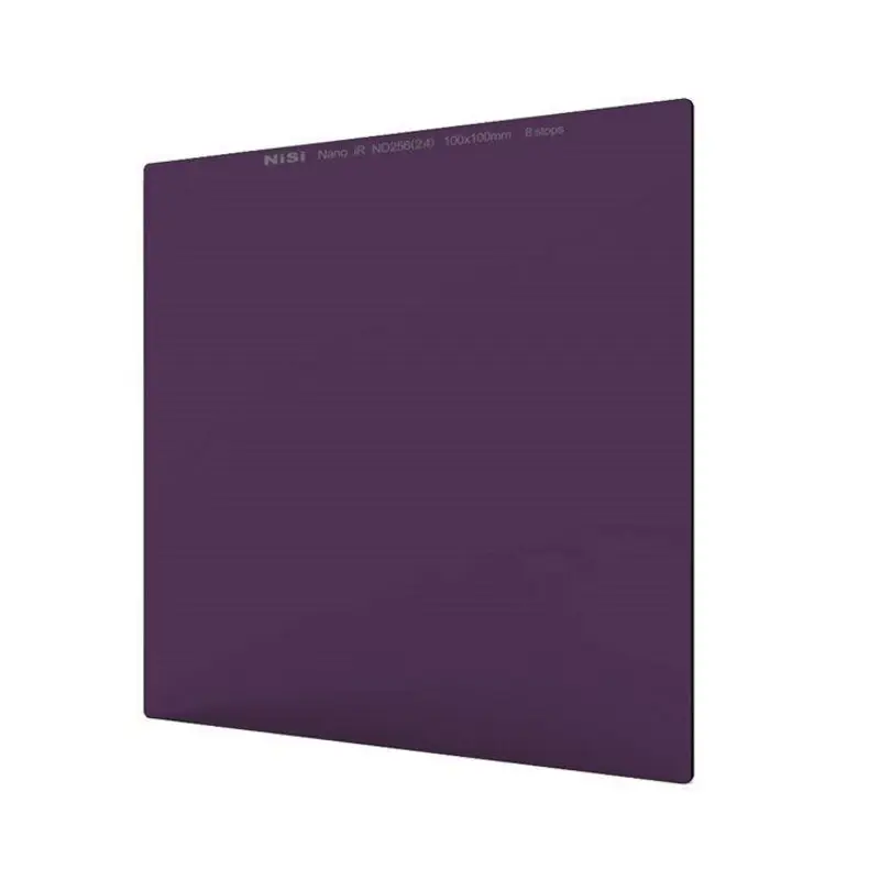 NiSi 100x100mm Nano IR Neutral Density filter - ND256 (2.4) - 8 Stop