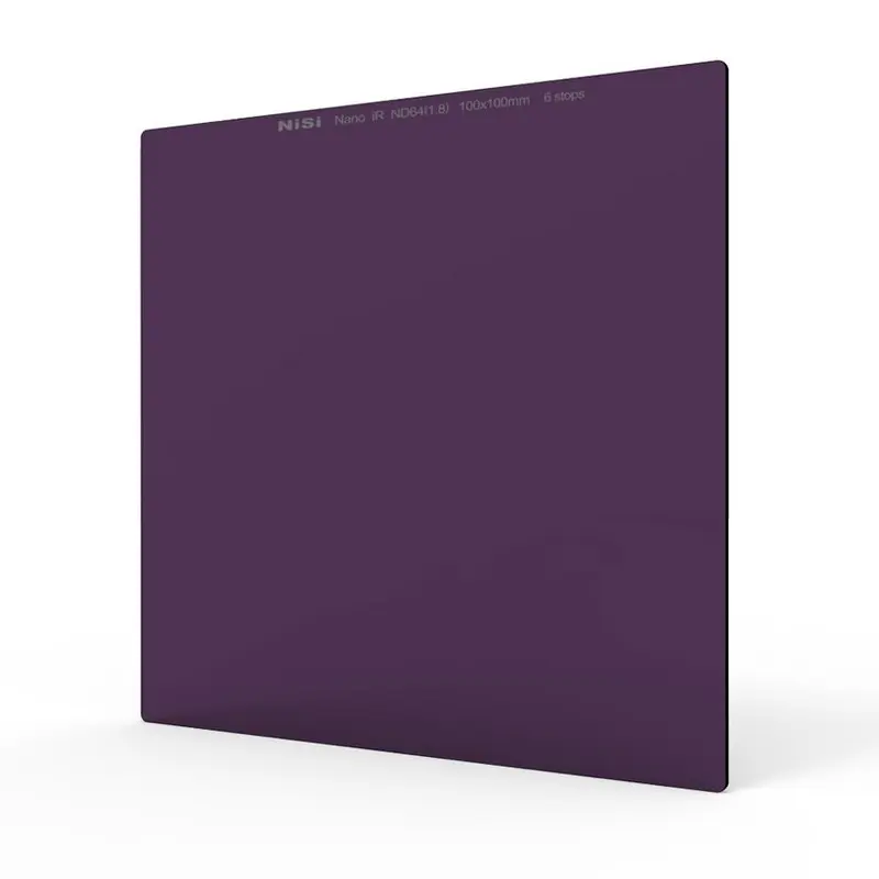 NiSi 100x100mm Nano IR Neutral Density filter - ND64 (1.8) - 6 Stop