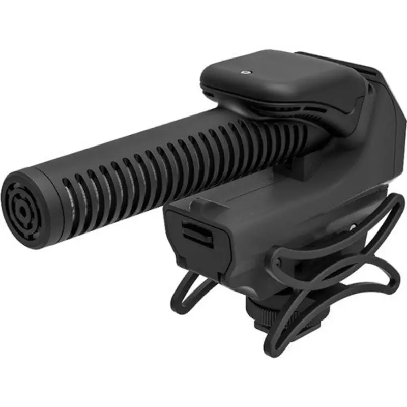 AZDEN SHOTGUN MIC W/SHOCK MOUNT - POWERED (SMX-15)