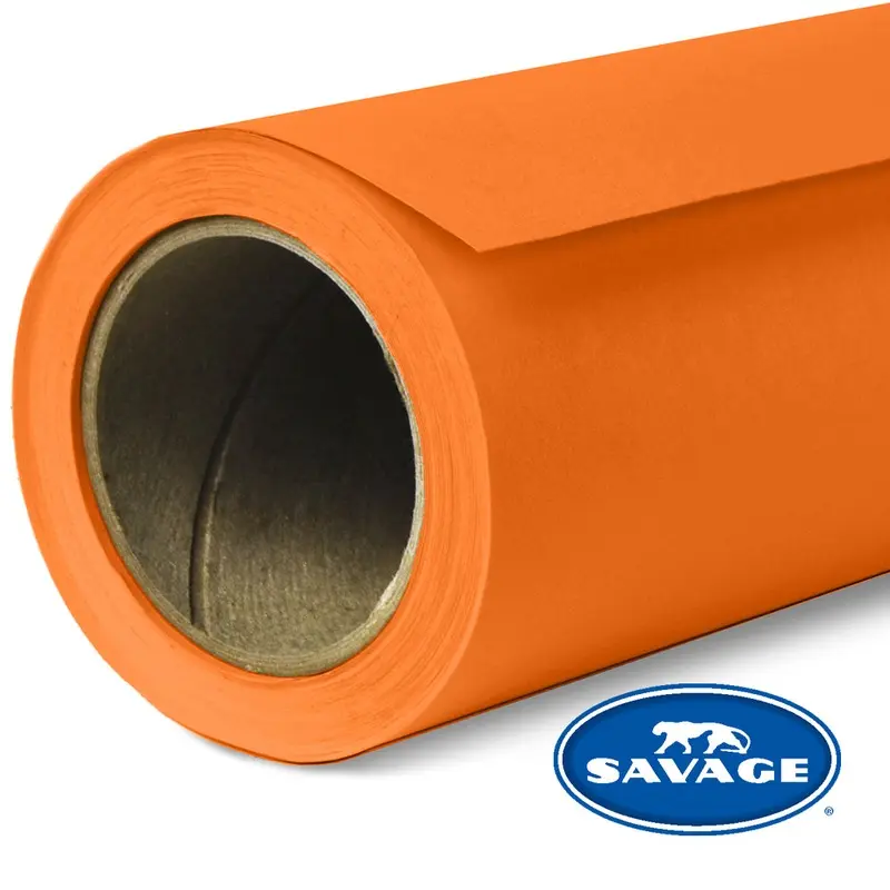 SAVAGE PAPER BACK DROP 107 - ORANGE