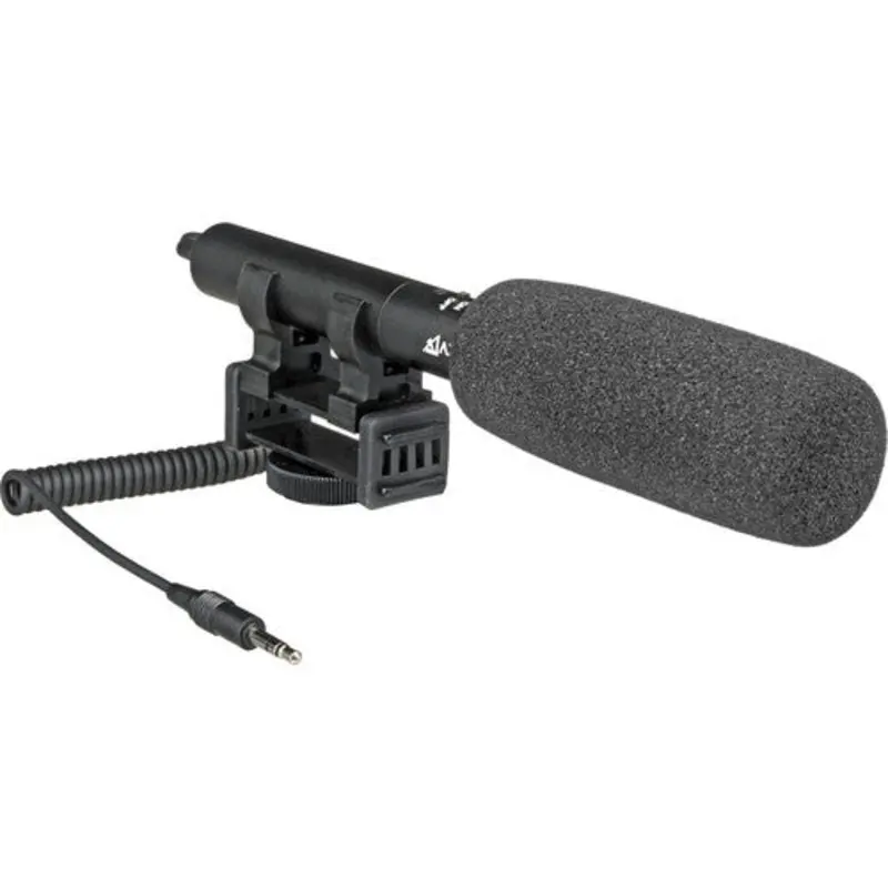 AZDEN SHOTGUN STEREO MIC W/SMH-X SHOCK MOUNT (SMX-10)