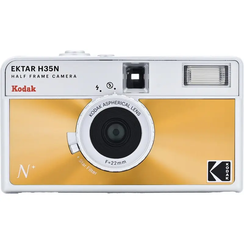 KODAK H35N 1/2 FRAME GLAZED ORANGE