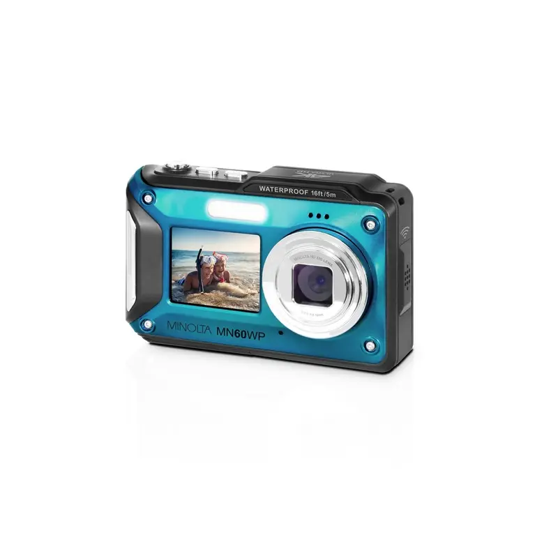 MINOLTA 48MP/4K/Wifi Waterproof Camera - Blue (50807)