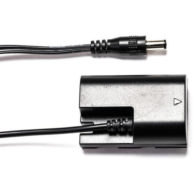 Open Box 2.5mm to Canon LP-E6 Type Dummy Battery (24", Non-Regulated)