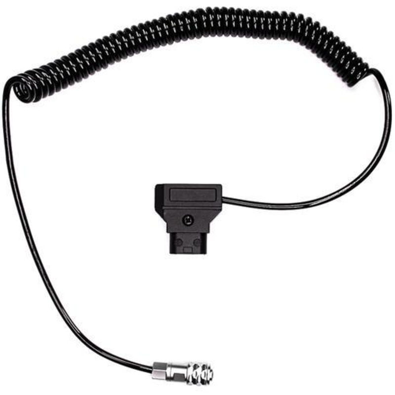 Open Box Coiled D-Tap to 2-Pin Cable for BMPCC 4K/6K/6K Pro/6k G2 (18-40")